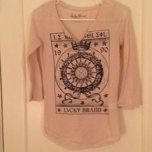 Lucky Brand 3/4 sleeve lightweight shirt